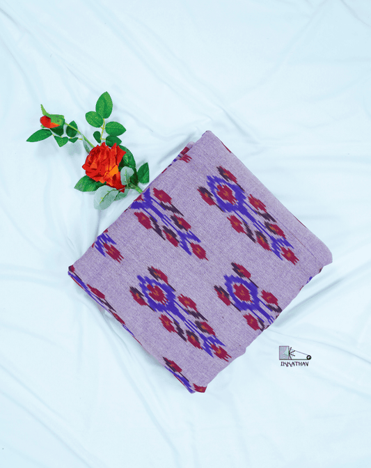 Lavender Floral Ikkat