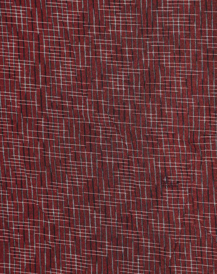 Maroon Crosshatch