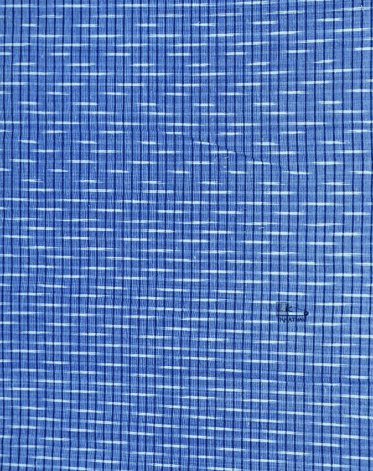 Sky Blue Crosshatch