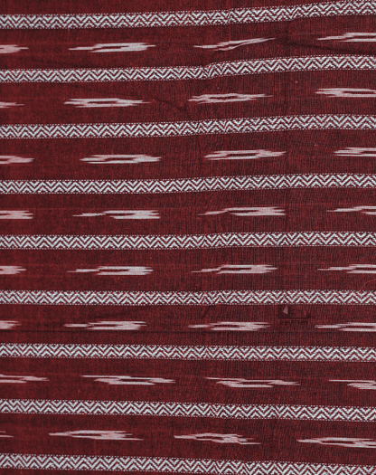 Maroon Ikkat Stripe