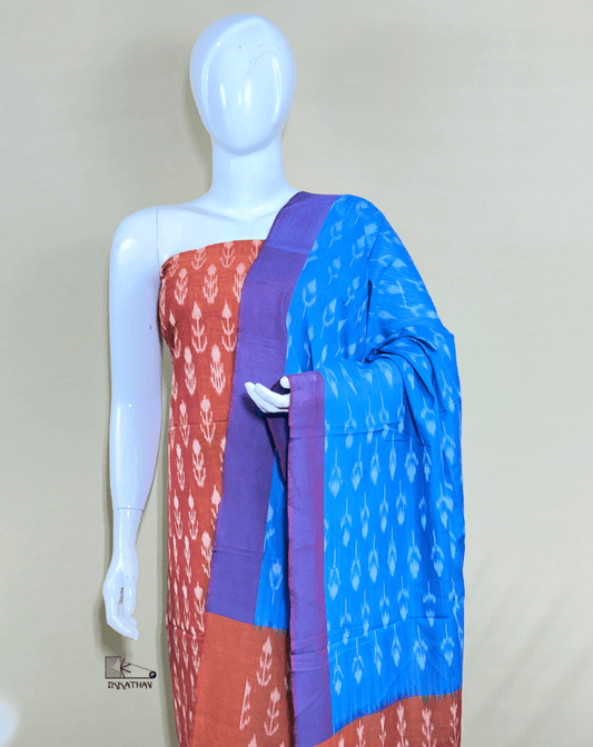 Orange Blue 3-Piece Suit Set