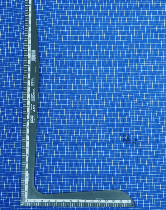 Royal Blue Crosshatch