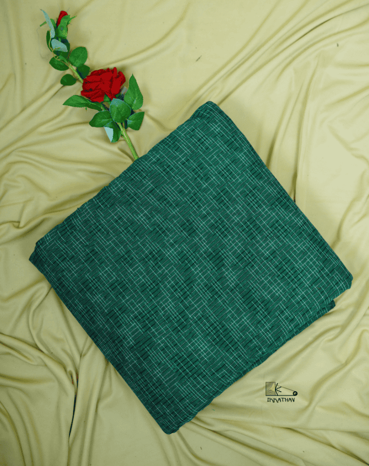 Bottle Green Crosshatch