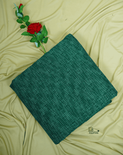 Bottle Green Crosshatch