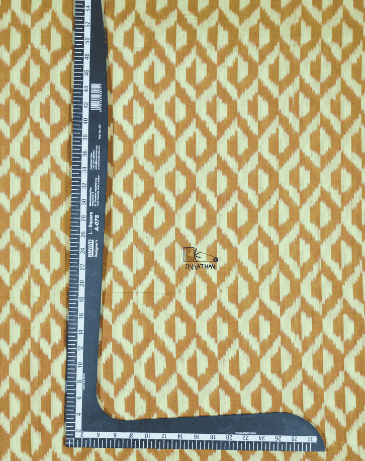 Mustard Honeycomb Weave
