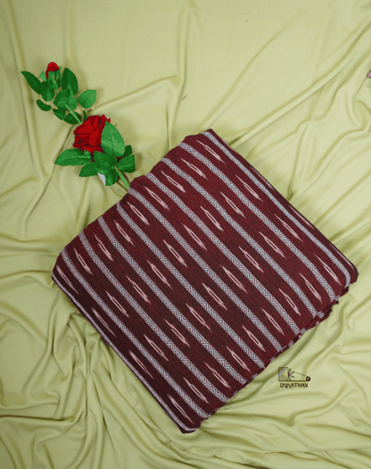 Maroon Ikkat Stripe