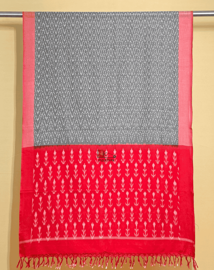 Red Grey 3-Piece Suit Set