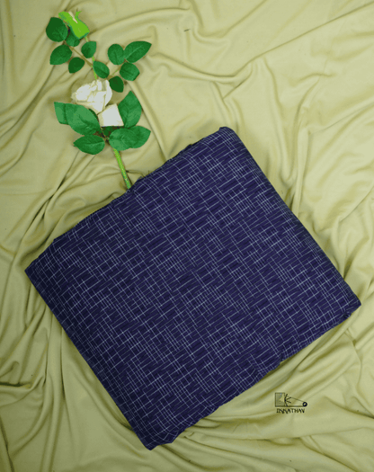 Navy Blue Crosshatch