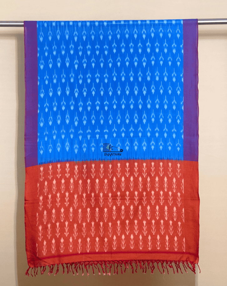 Orange Blue 3-Piece Suit Set