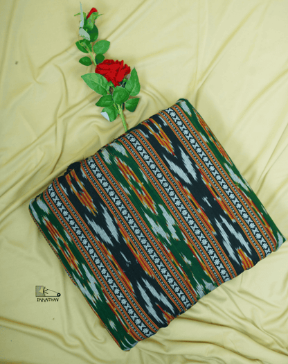 Forest Green Ikkat Stripe