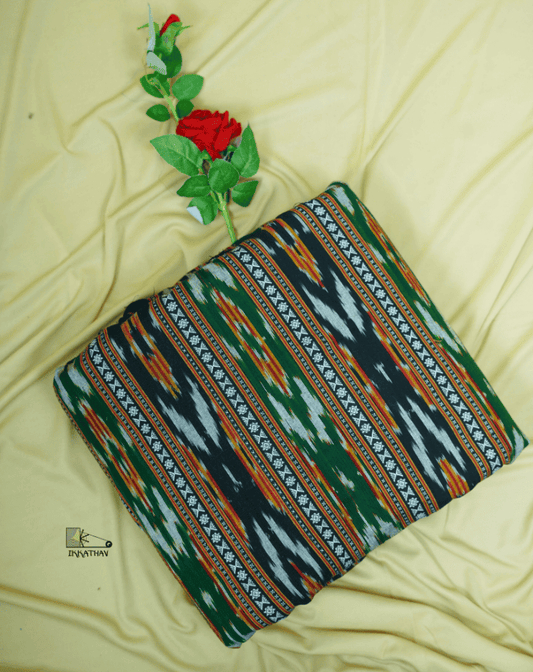 Forest Green Ikkat Stripe