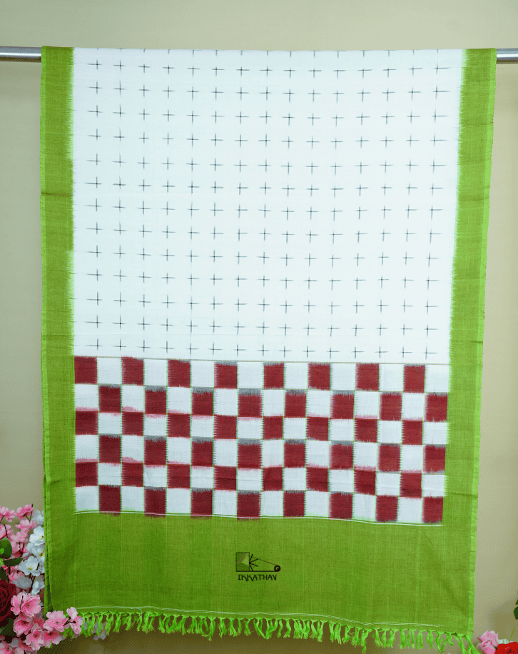 White Green Checks