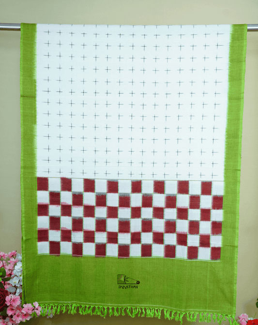 White Green Checks