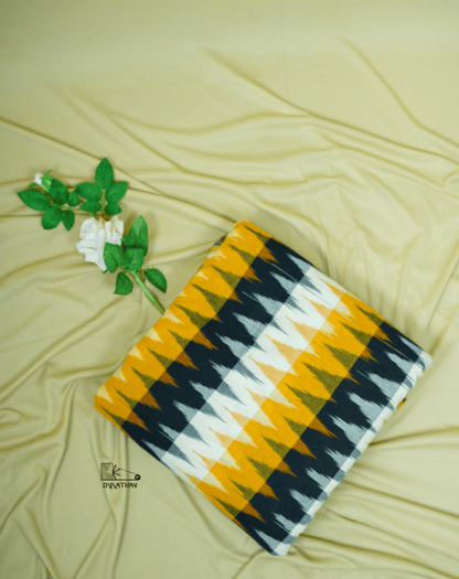 Yellow Black White Zigzag