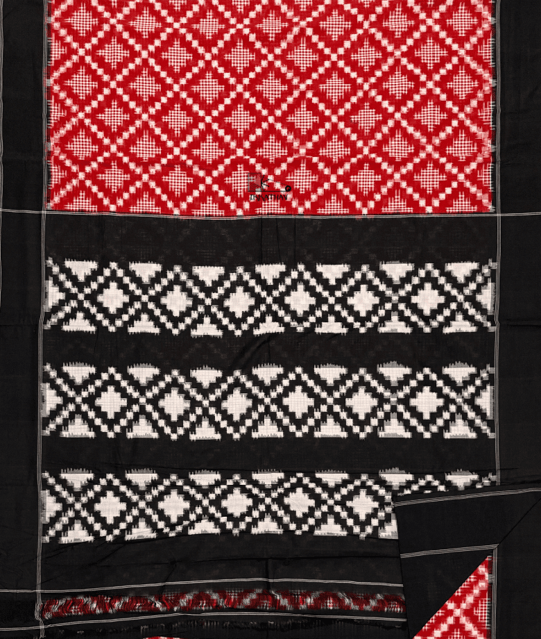 Double Ikkat Saree