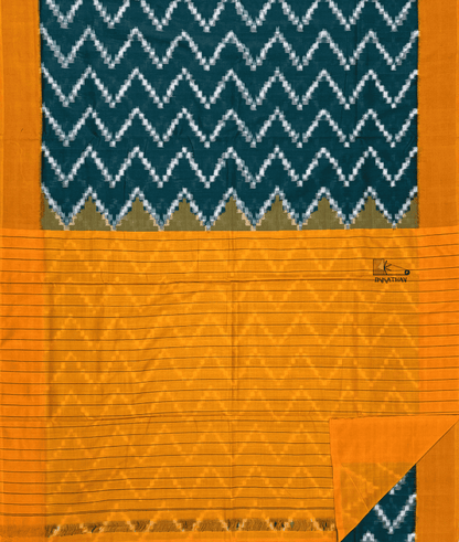 Double Ikkat Saree