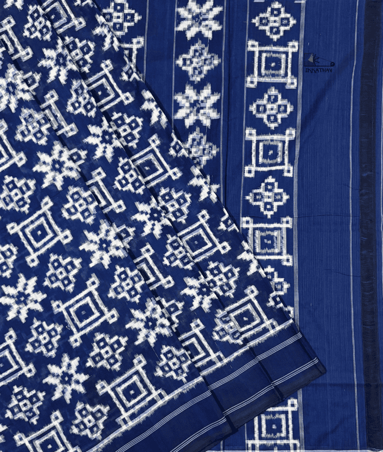 Double Ikkat Saree
